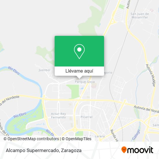 Mapa Alcampo Supermercado