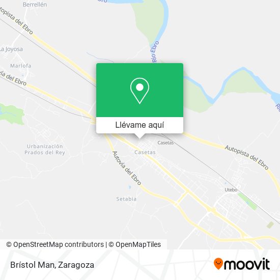 Mapa Brístol Man
