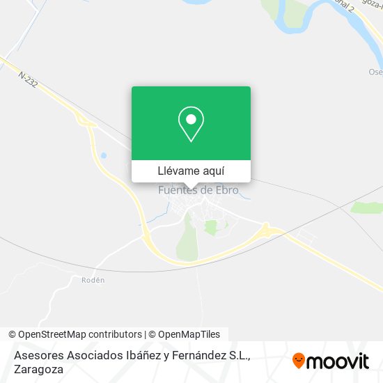 Mapa Asesores Asociados Ibáñez y Fernández S.L.