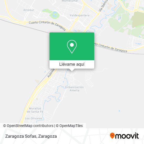 Mapa Zaragoza Sofas