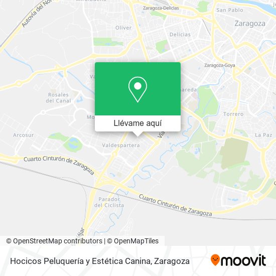 Mapa Hocicos Peluquería y Estética Canina