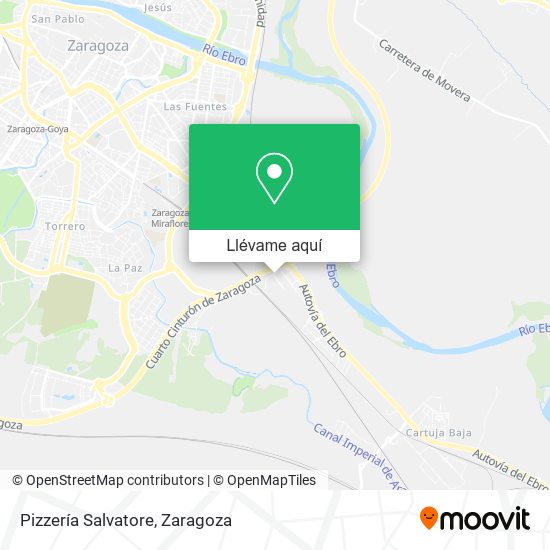 Mapa Pizzería Salvatore
