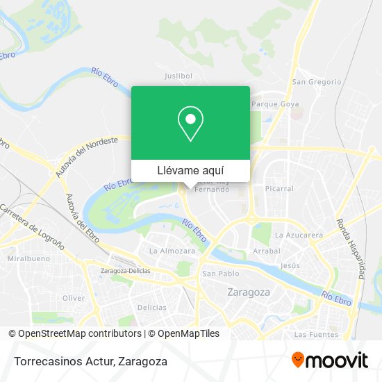 Mapa Torrecasinos Actur
