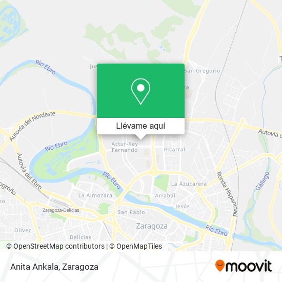 Mapa Anita Ankala