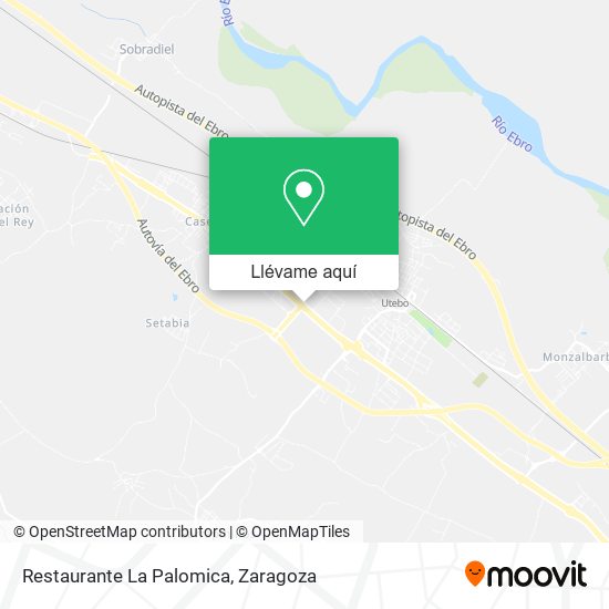 Mapa Restaurante La Palomica