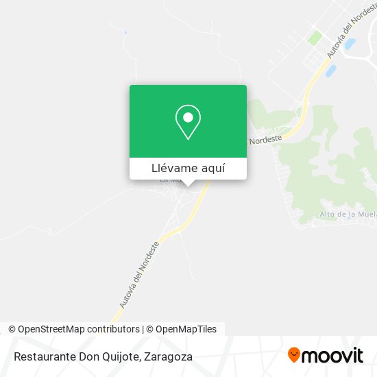 Mapa Restaurante Don Quijote