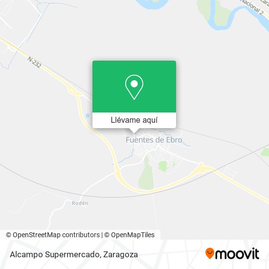 Mapa Alcampo Supermercado