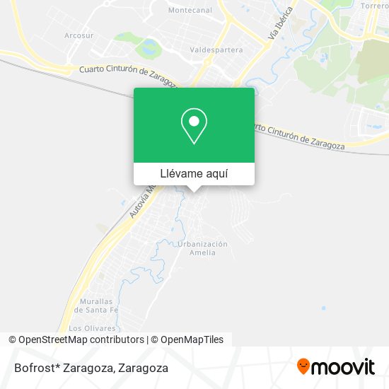 Mapa Bofrost* Zaragoza