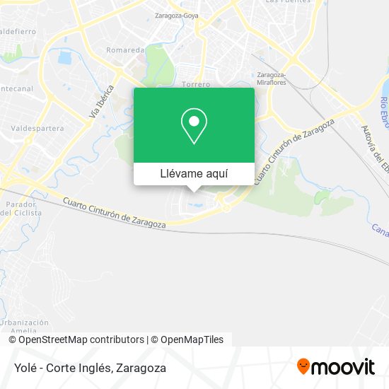 Mapa Yolé - Corte Inglés