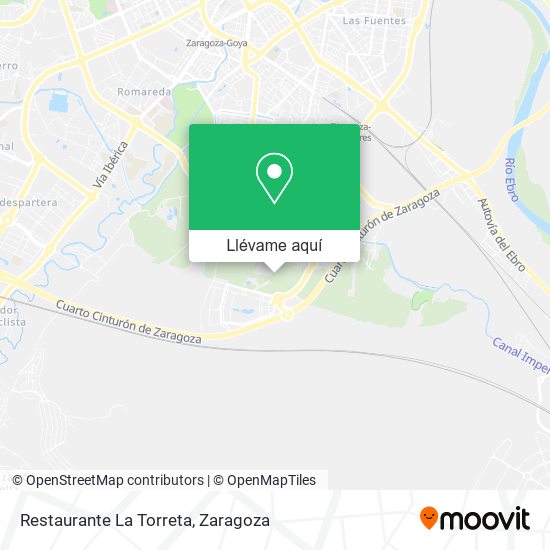 Mapa Restaurante La Torreta
