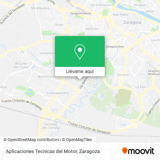 Mapa Aplicaciones Tecnicas del Motor