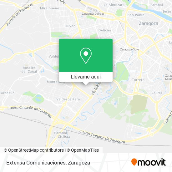 Mapa Extensa Comunicaciones