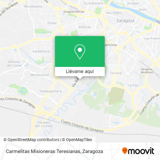 Mapa Carmelitas Misioneras Teresianas