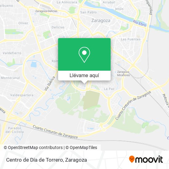 Mapa Centro de Día de Torrero