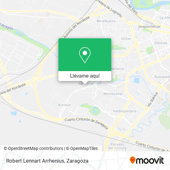 Mapa Robert Lennart Arrhenius