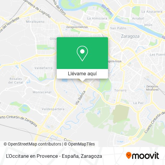 Mapa L'Occitane en Provence - España