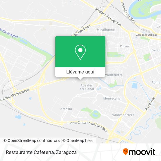 Mapa Restaurante Cafetería