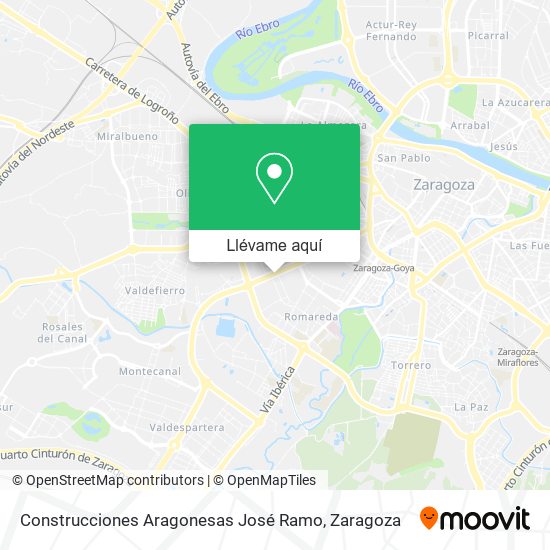 Mapa Construcciones Aragonesas José Ramo