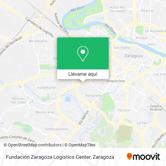 Mapa Fundación Zaragoza Logistics Center