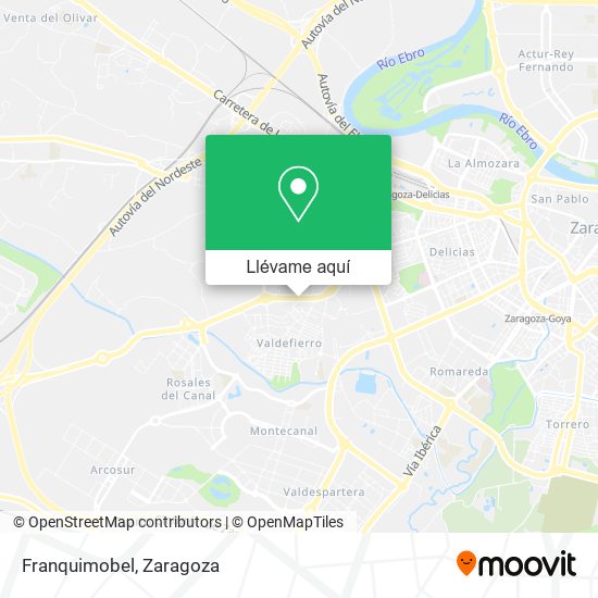 Mapa Franquimobel
