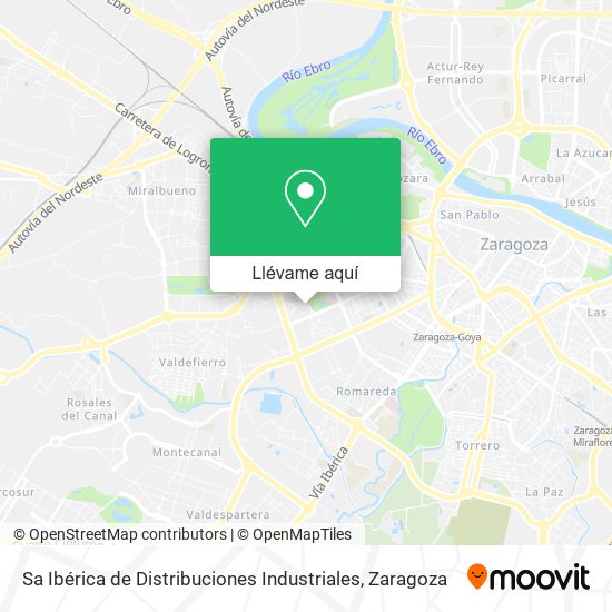 Mapa Sa Ibérica de Distribuciones Industriales
