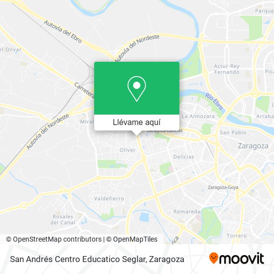 Mapa San Andrés Centro Educatico Seglar