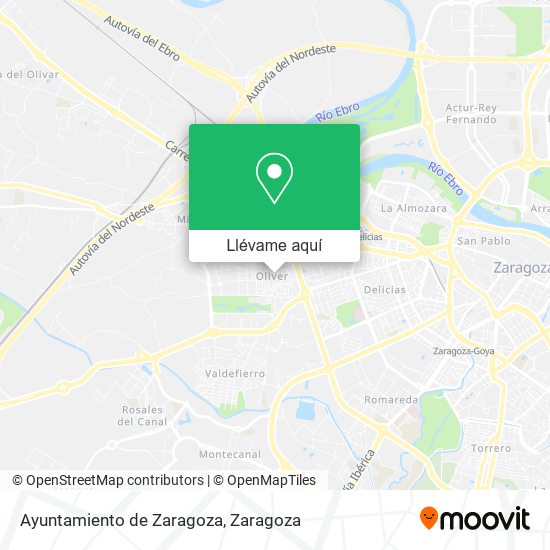 Mapa Ayuntamiento de Zaragoza