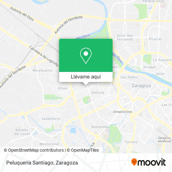 Mapa Peluquería Santiago