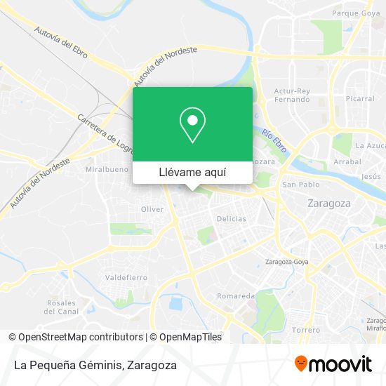 Mapa La Pequeña Géminis