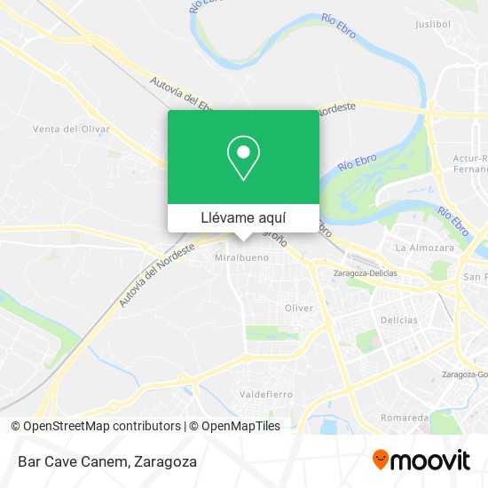 Mapa Bar Cave Canem