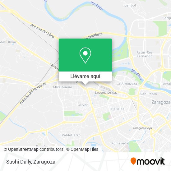 Mapa Sushi Daily