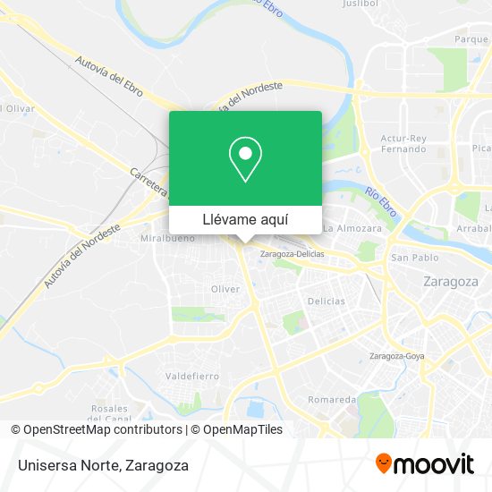 Mapa Unisersa Norte
