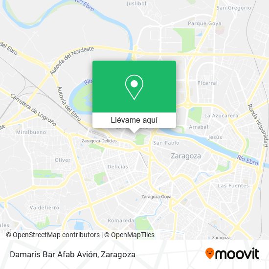 Mapa Damaris Bar Afab Avión