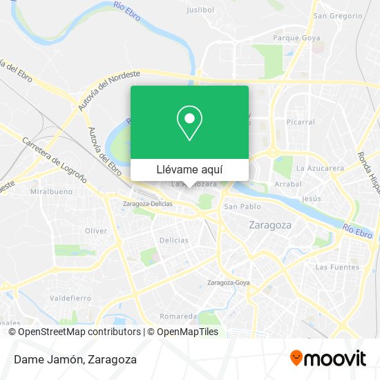Mapa Dame Jamón