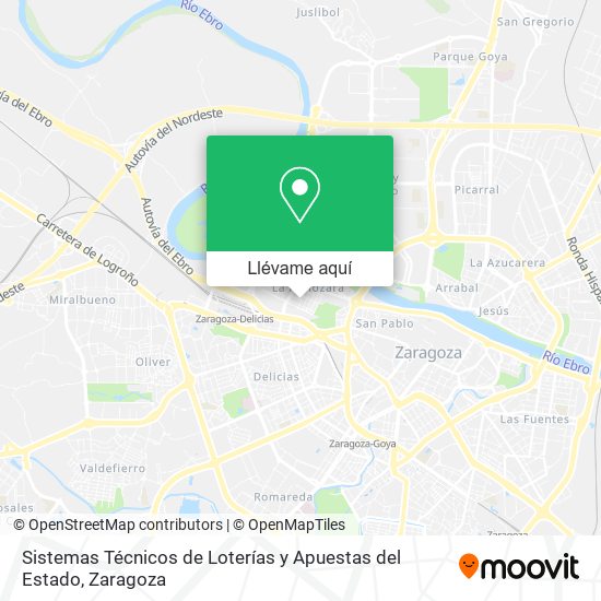 Mapa Sistemas Técnicos de Loterías y Apuestas del Estado