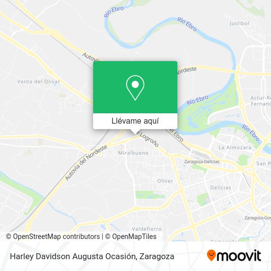Mapa Harley Davidson Augusta Ocasión
