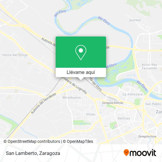 Mapa San Lamberto