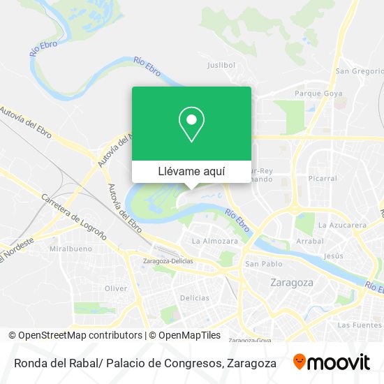 Mapa Ronda del Rabal/ Palacio de Congresos