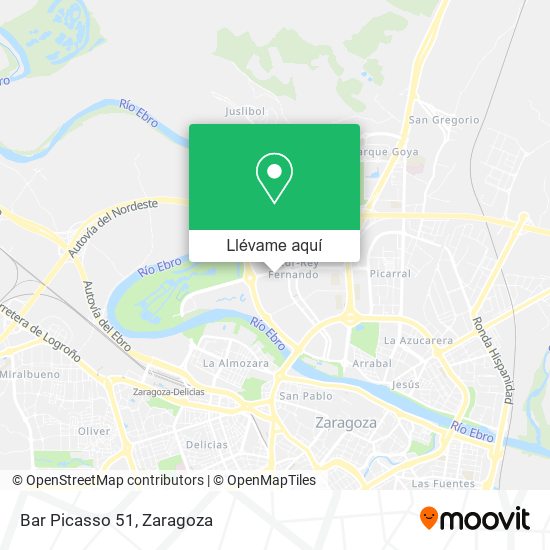 Mapa Bar Picasso 51