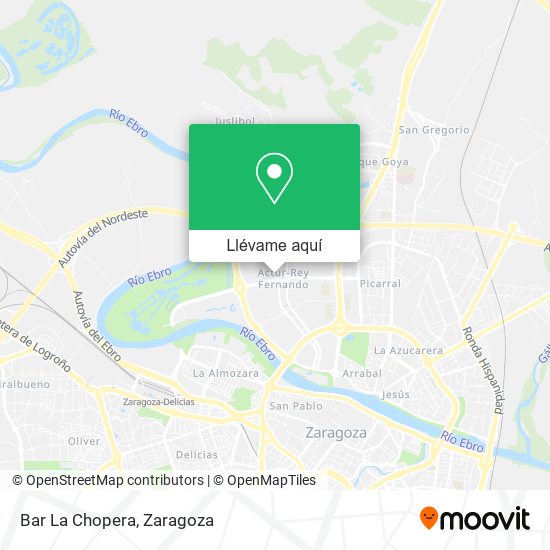 Mapa Bar La Chopera