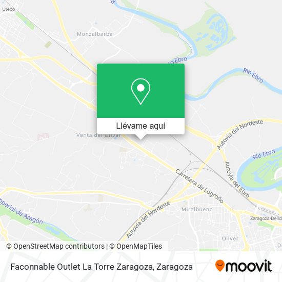 Mapa Faconnable Outlet La Torre Zaragoza