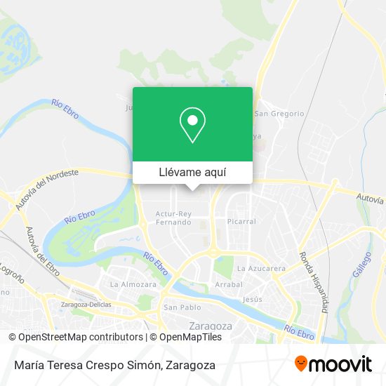 Mapa María Teresa Crespo Simón