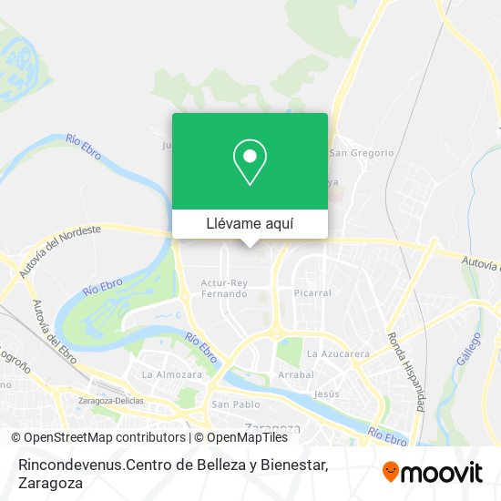 Mapa Rincondevenus.Centro de Belleza y Bienestar