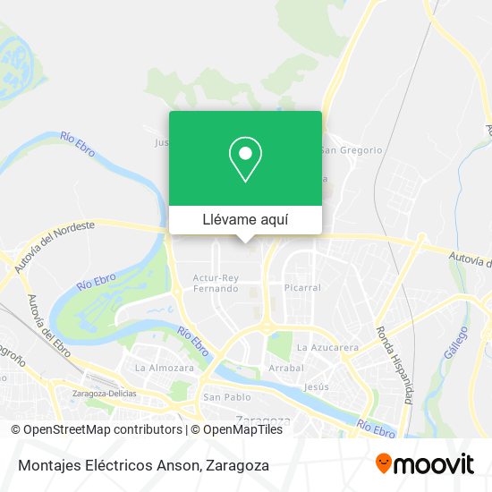 Mapa Montajes Eléctricos Anson
