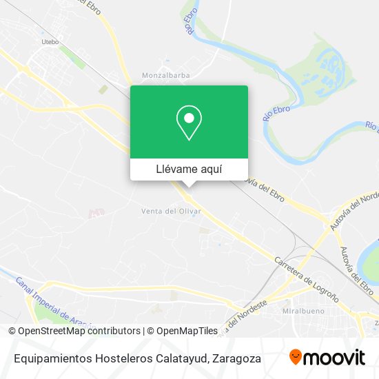 Mapa Equipamientos Hosteleros Calatayud