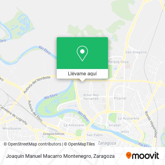 Mapa Joaquín Manuel Macarro Montenegro