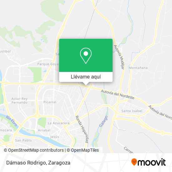 Mapa Dámaso Rodrigo