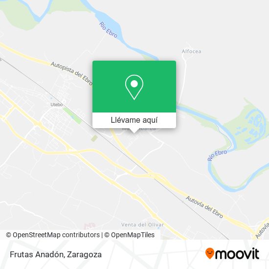 Mapa Frutas Anadón