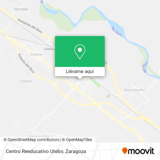Mapa Centro Reeducativo Utebo