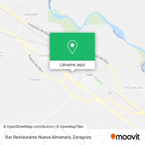 Mapa Bar Restaurante Nueva Almenara